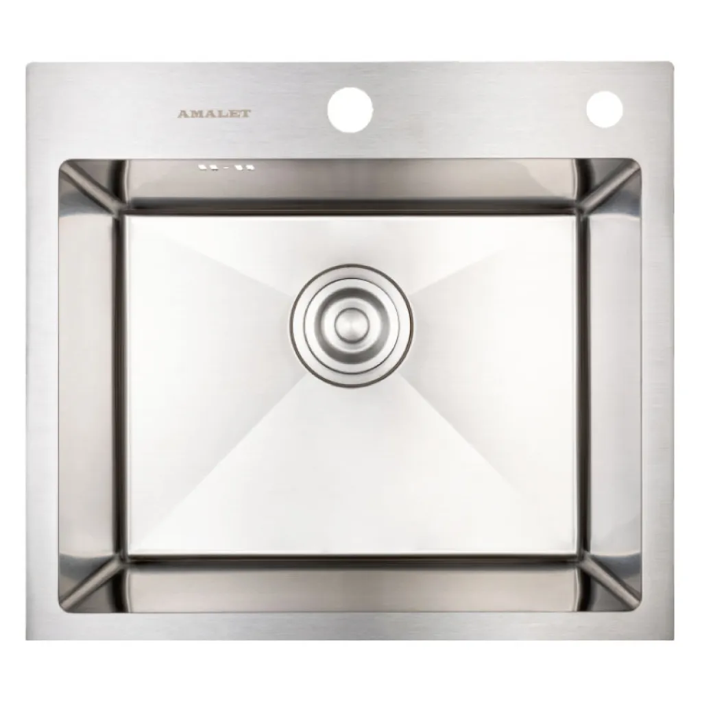 Мойка AMALET STANDART 50×45 Satin, нержавеющая сталь, сатин арт. 5045-STR-ST