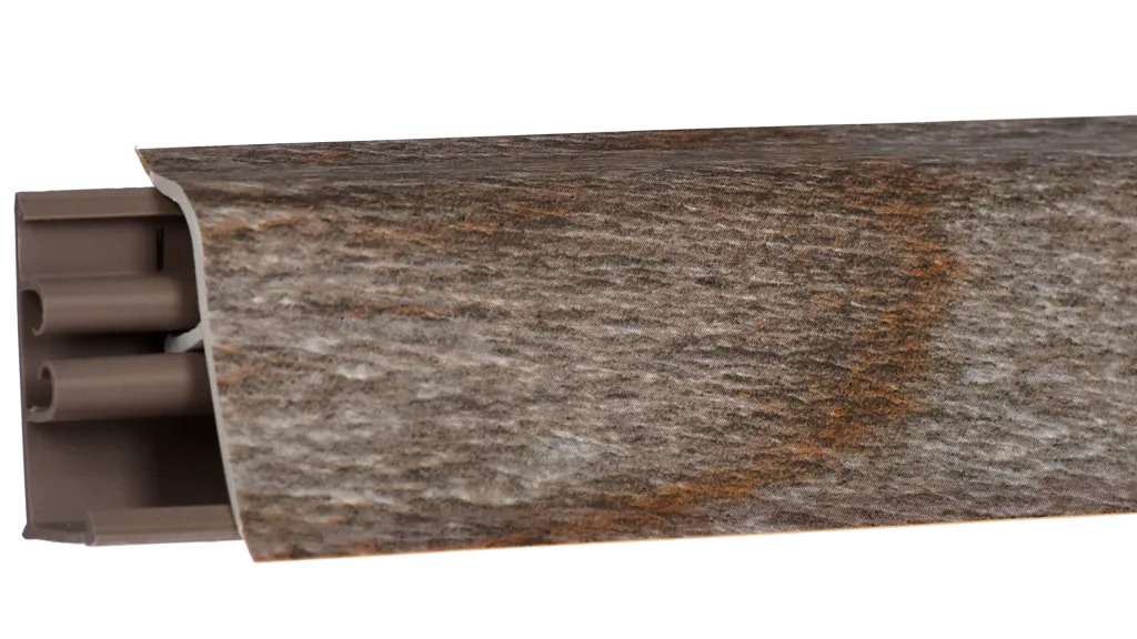 Плинтус кухонный Korner Оникс серебристый №6135 3 м L-38